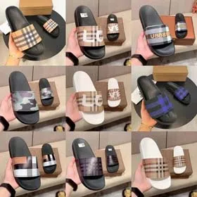 Burberry Cressita  flip flops men's casual breathable fashion flat heel non-slip sandals-2337  