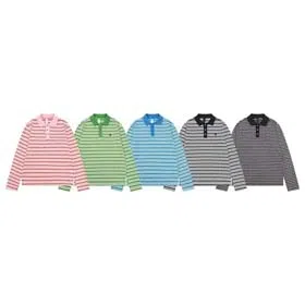 Polos Chrome Hearts CH New summer loose cross Sanskrit embroidered jacquard long-sleeved T-shirt-2517  