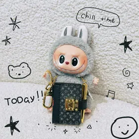 Louis Vuitton LV letter mini notebook keychain-3553  