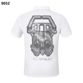 PP PHILIPP PLEIN Round Neck Printed Short-Sleeved T-Shirt (38 styles)-2800  