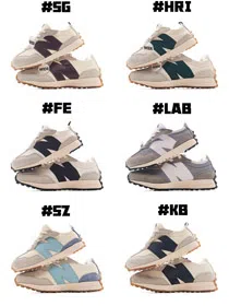 New Balance NB 327 Wide Version Children's Casual Retro Running Shoes-4081  