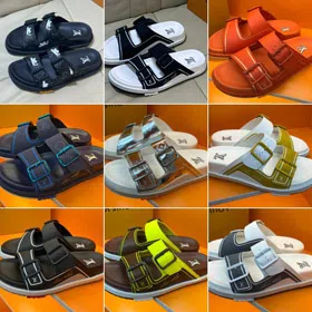 Louis Vuitton LV New Trainer Buckle Flat Sandals-5567  